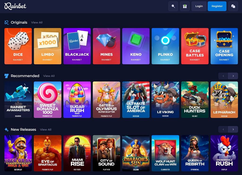 Test du site Rainbet Casino : Notre test avec 500 $ en argent réel